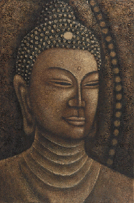 Picture BUDDHA BROWN 80x120cm
