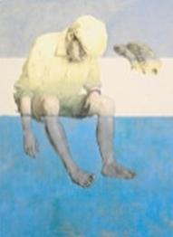 Picture IBIZA BOY blue 50x70cm
