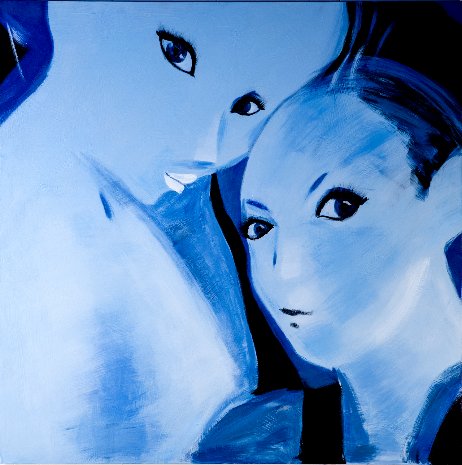Picture BLUE 120x120cm