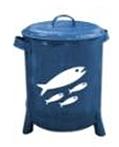 Metal bucket MARINA H50cm
