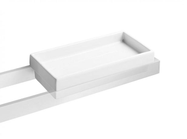 Soap tray RANI 20x10cm ceramic white