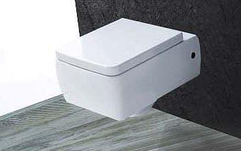 Toilet cover KERASAN wall hung soft close white