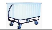 Trolley for wet textiles