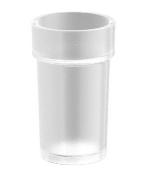 Toothbrush glass STELLA H12cm