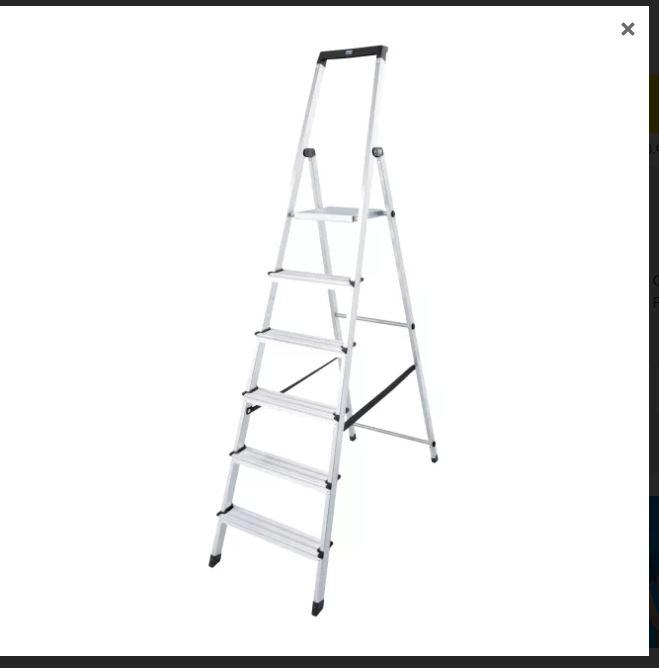 Ladder 6 steps Krause Solidy