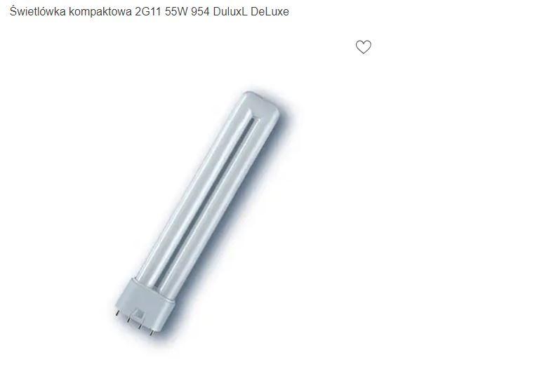 Bulb OSRAM Compact fluorescent 2G11 55W 954 Dulux