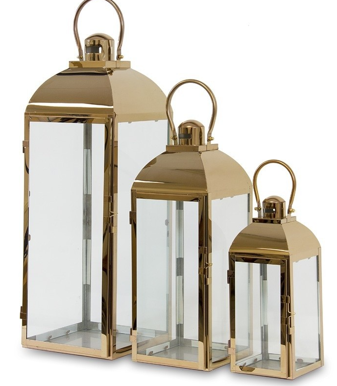 Lantern SERENA 3set H76/57/42cm