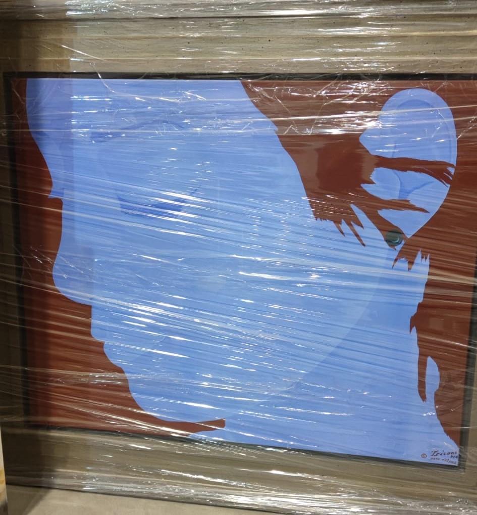 PRIVAT: Picture BLUE FACE 156cmx132cm