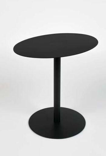 Side table SNOW oval 42x31xh40cm