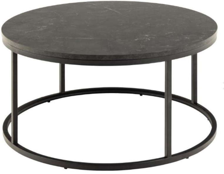 Salon table SPIRO D80x40cm