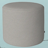 Pouf EVAN H45x45cm
