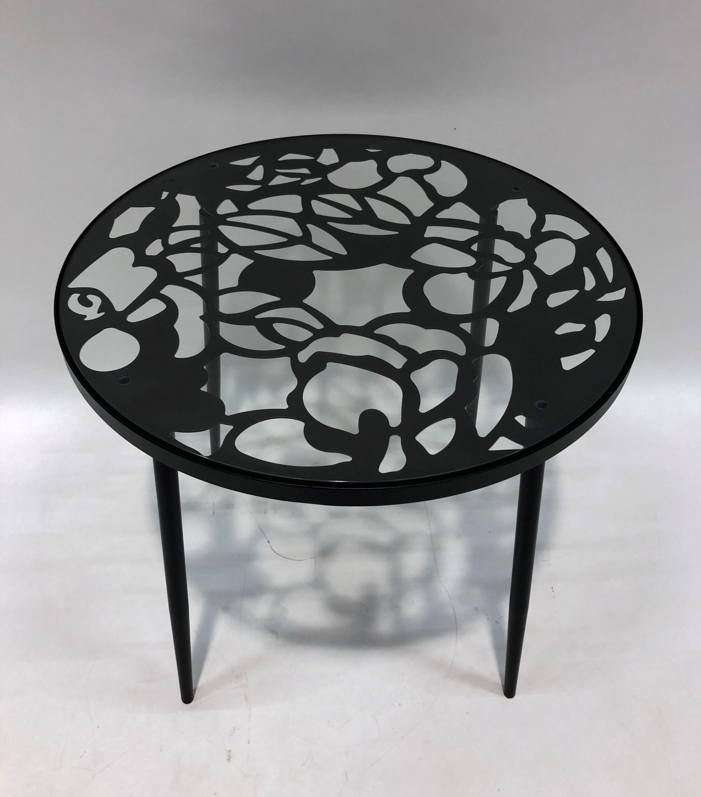 Outdoor table ALUMA with glass top