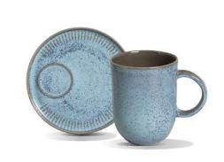 Mug BREEZE 330ml with plate