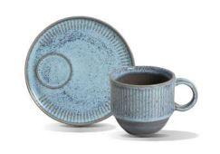 Mug BREEZE 230ml with plate