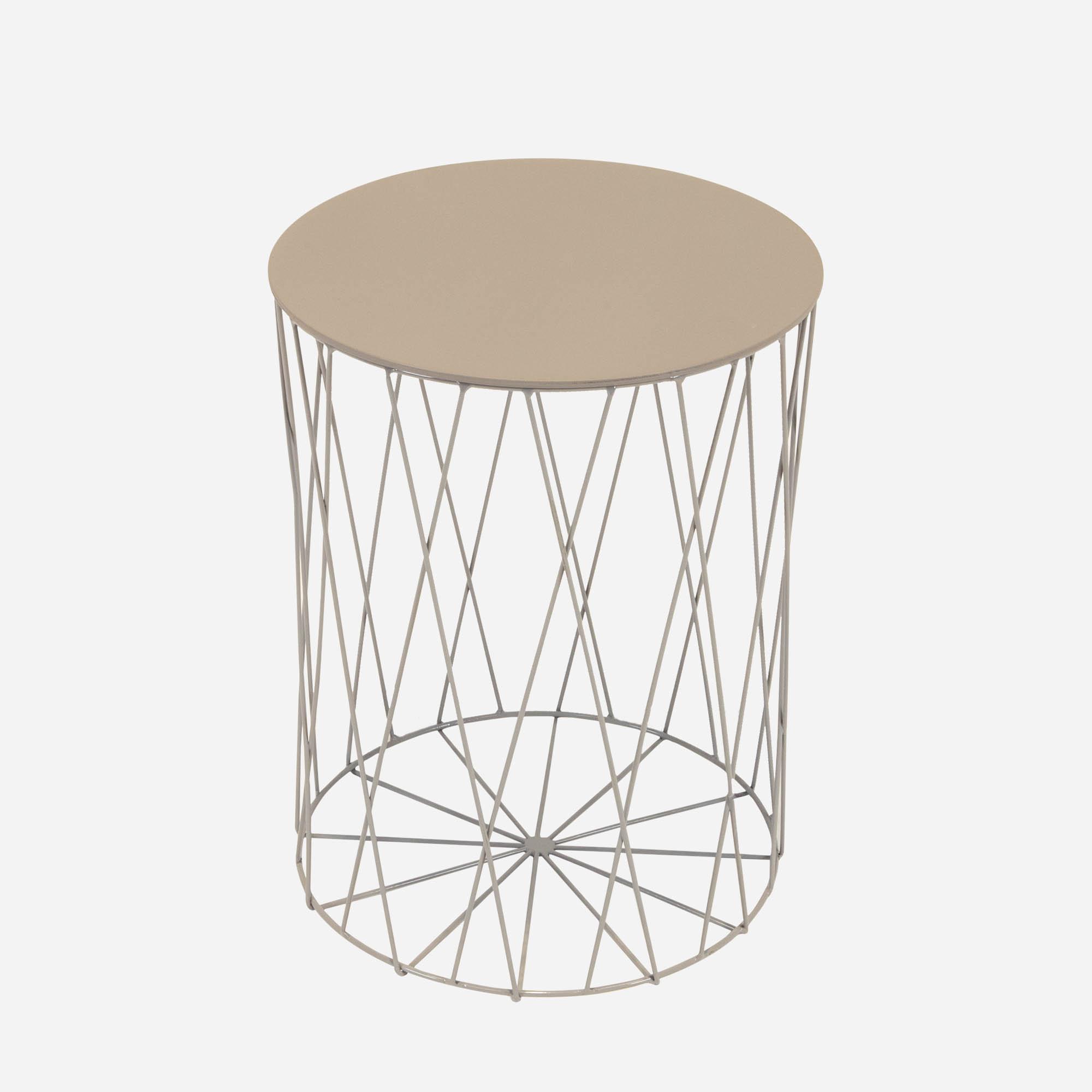 Side table BASKET D40cm