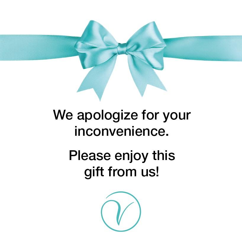 Apology gift sticker 7cm