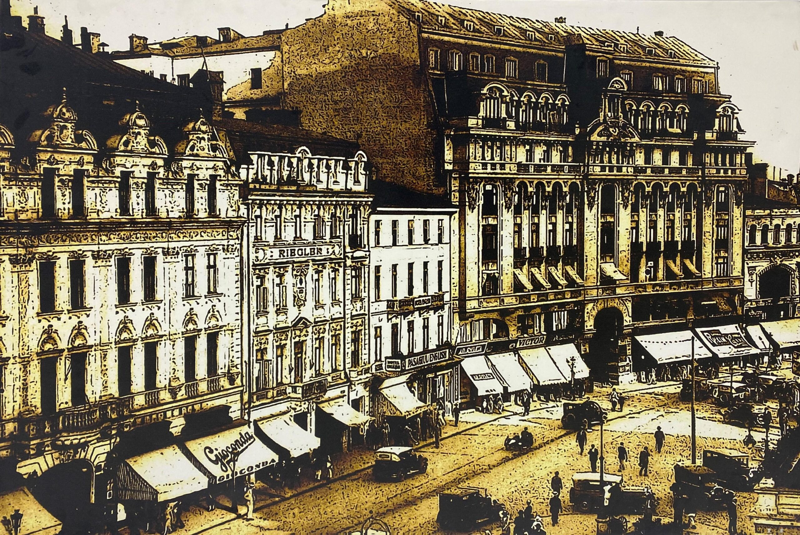 PRIVAT: Picture MAJESTIC STREET 106x160cm