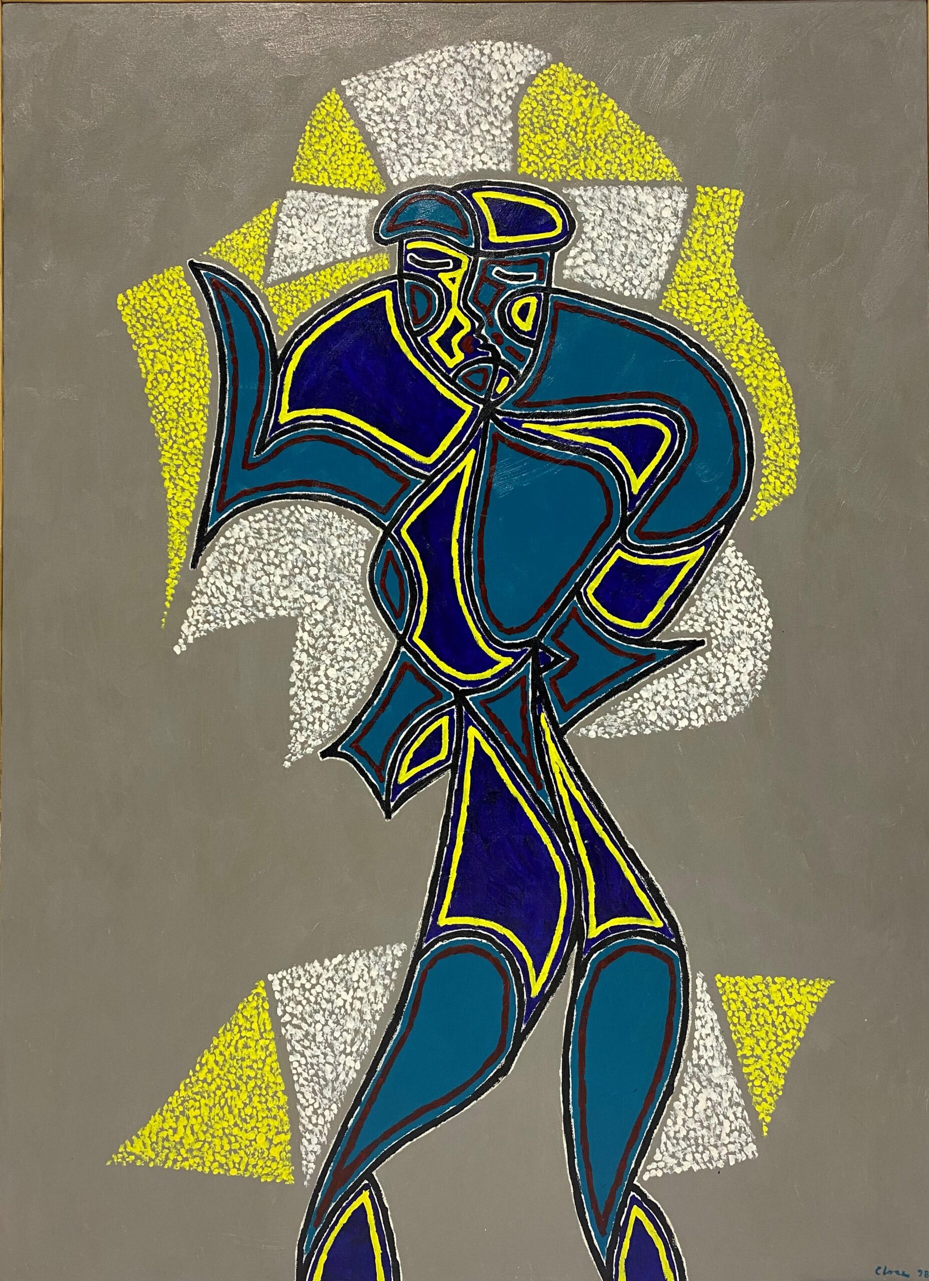 PRIVAT: Picture GEOMETRIC LADY 124x170cm