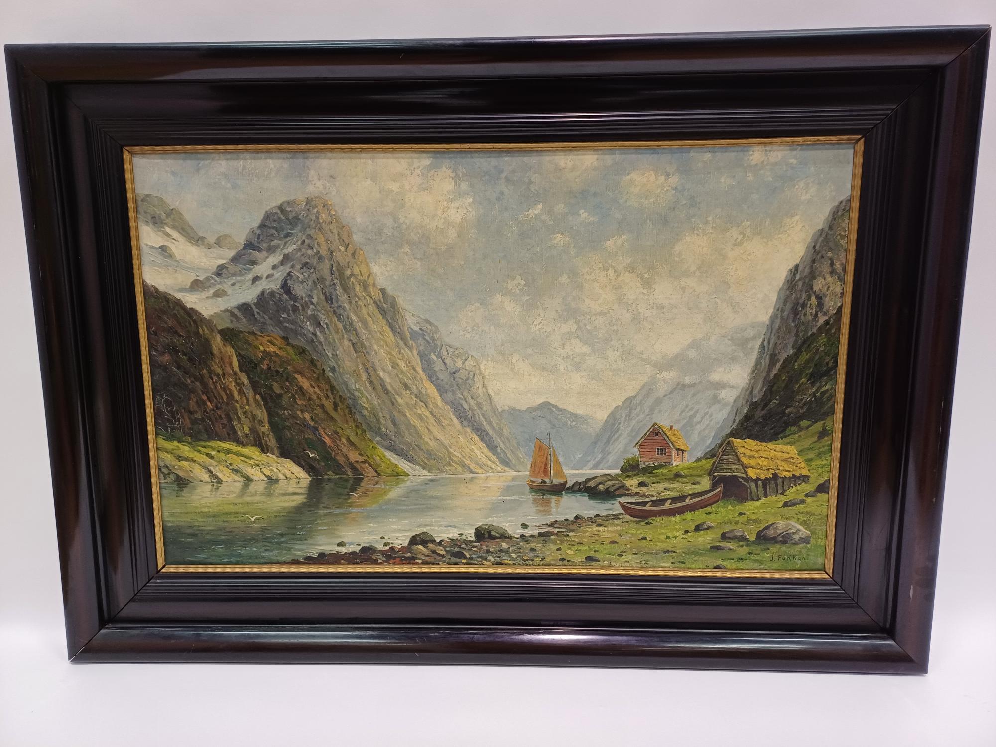 PRIVAT: Picture ST. MORITZ LAKE USED