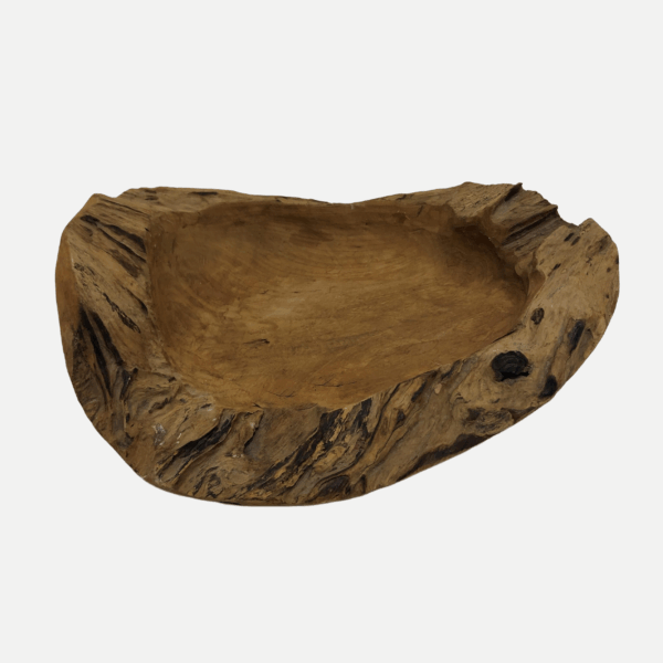 Bowl TEAK oval d50cm