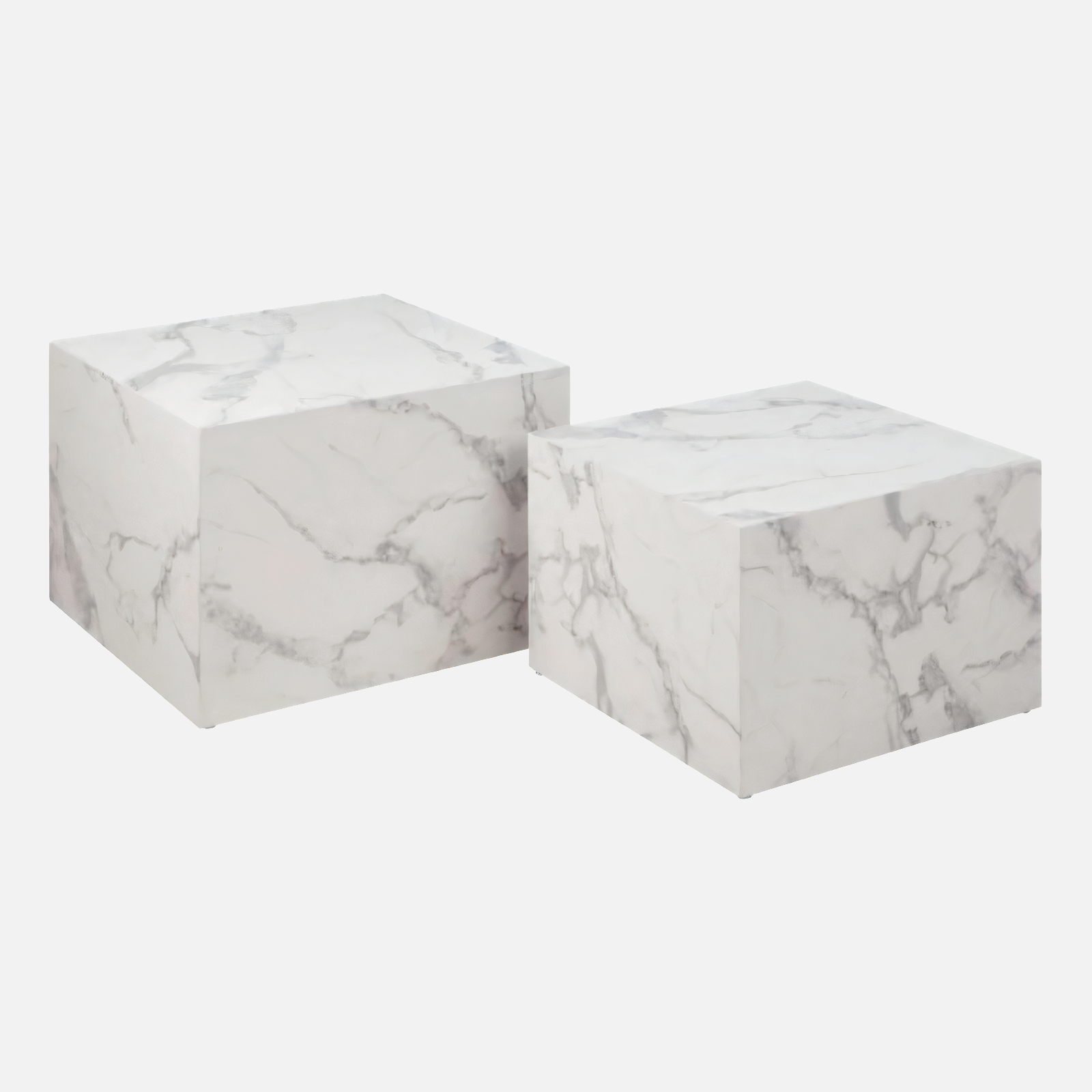 Side table MALIA set 58x58x40cm & 50x50x33cm