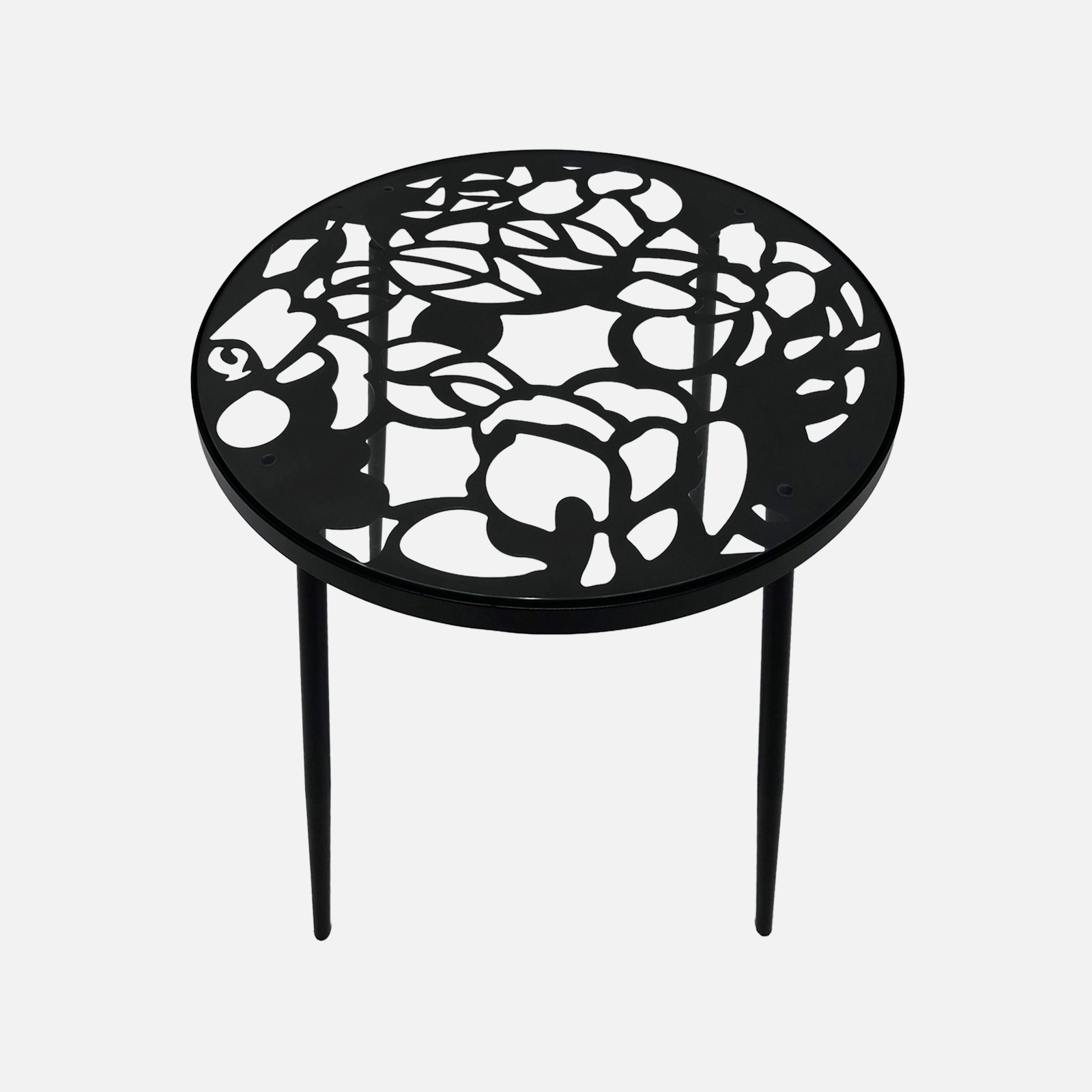 Outdoor table ALUMA with glass top