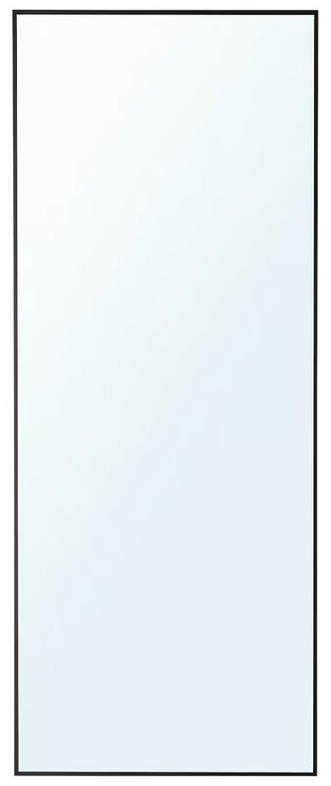 HOVET mirror, black, 78x196cm
