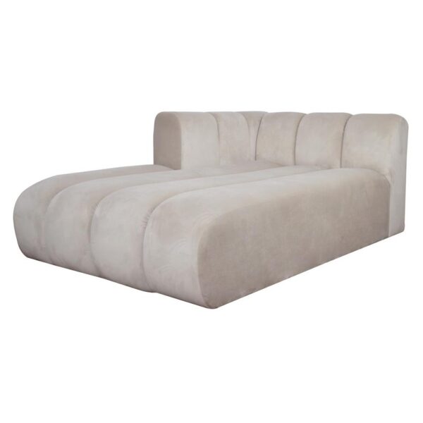 Left GLORIA chaise longue for modular ISLAND SOFA