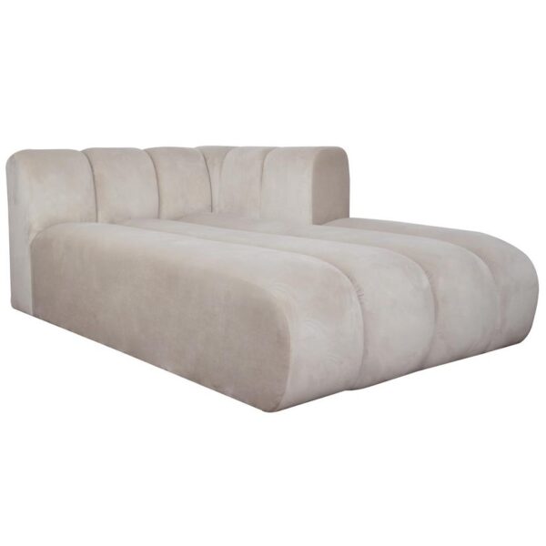 Right GLORIA chaise longue for modular ISLAND SOFA