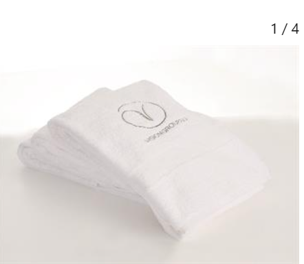 Bath towel TIARA 90x150cm with logo USED