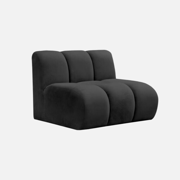 Mittleres GLORIA-Element für modulares INSEL-SOFA anthrazit