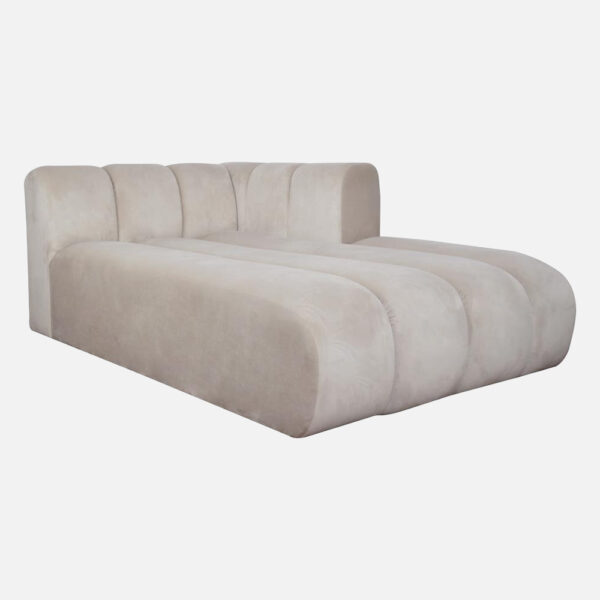 Rechte GLORIA Chaiselongue für modulares Inselsofa