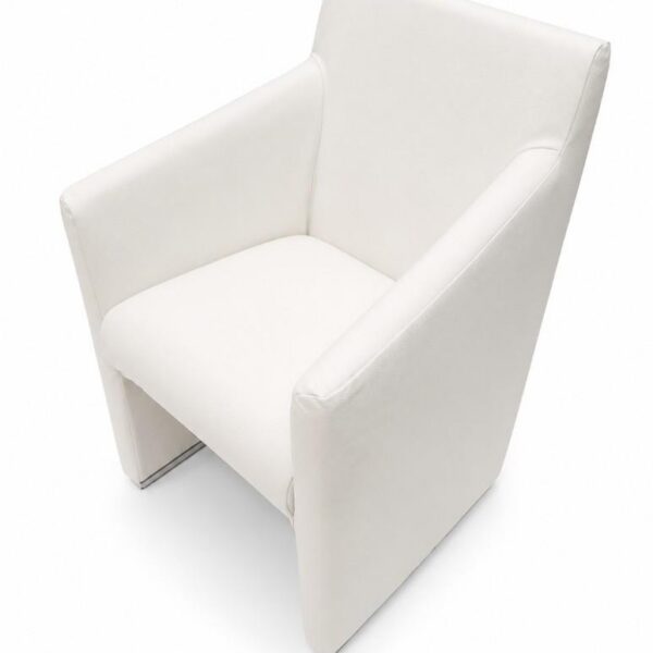Armchair TAURUS white
